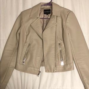 Faux leather Express jacket